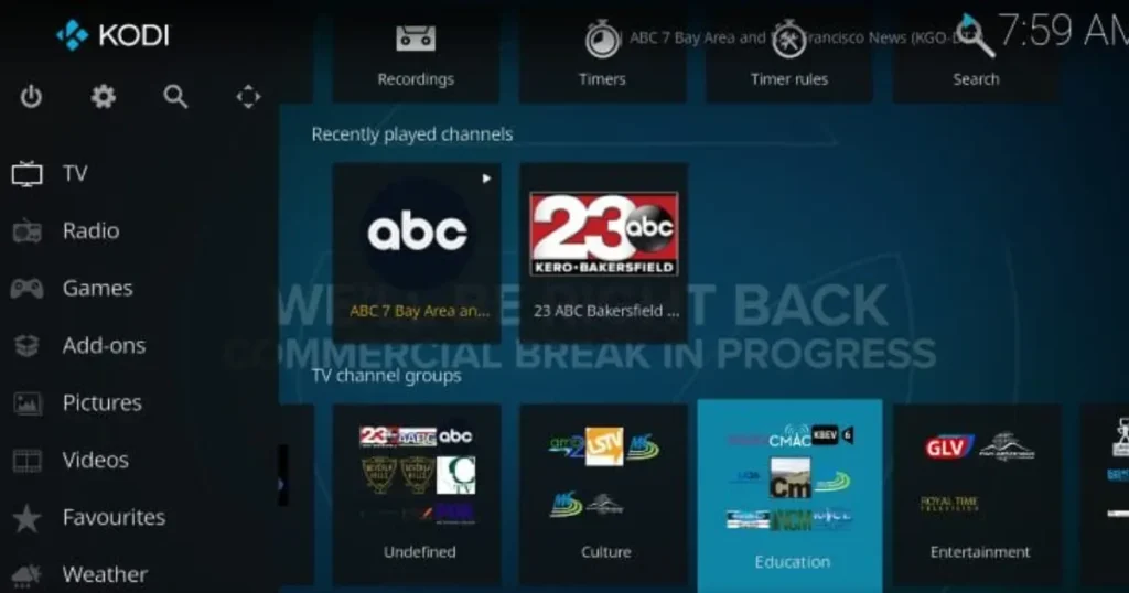 IPTV sur Kodi